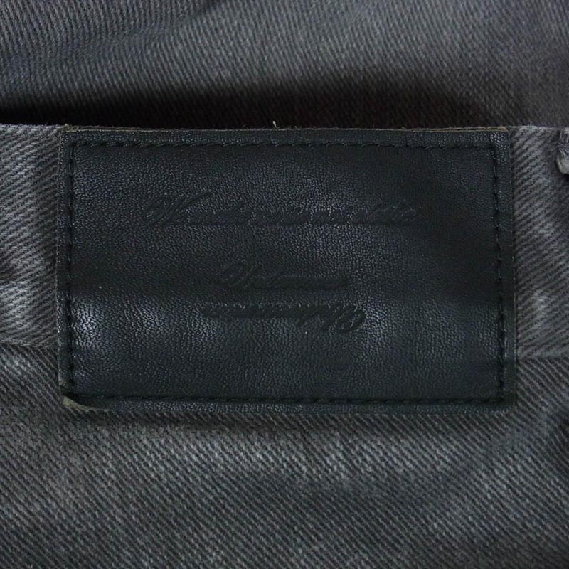 アンダーカバー 18SS SPIRITUAL NOISE期 ヒザヤブレ ジップポケット ダメージ加工 ジーンズ デニムパンツ 買取実績 画像
