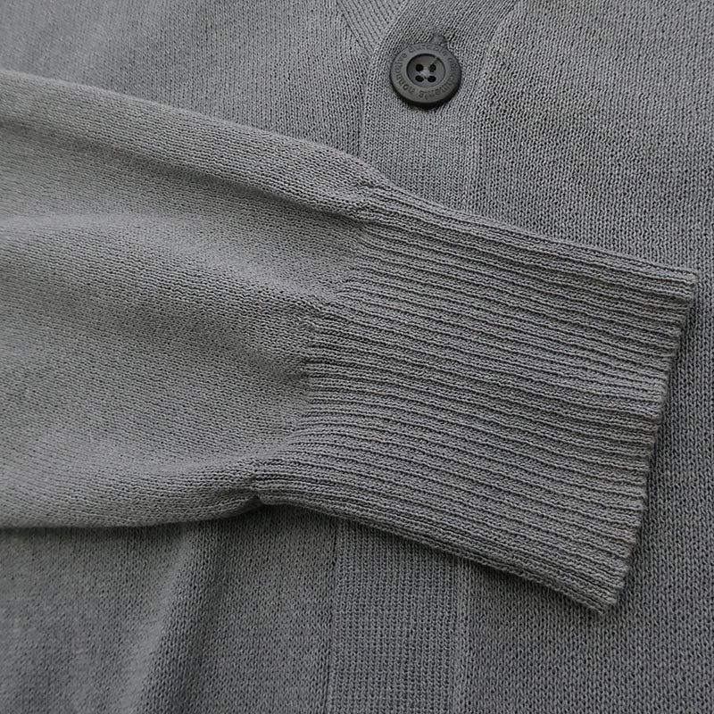アンダーカバー 24SS UN-K0301 MONK CARDIGAN POLY PAPER YARN サイドジップ カーディガン 買取実績 画像