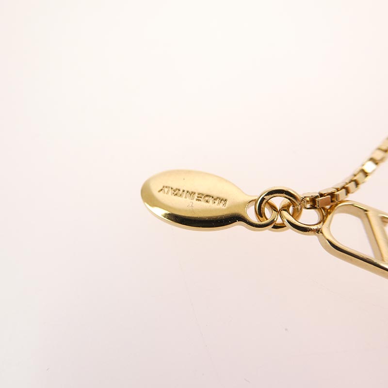 ヴァレンティノ イタリア製 ガラヴァーニ 4連 Vロゴ ゴールド ネックレス 買取実績 画像