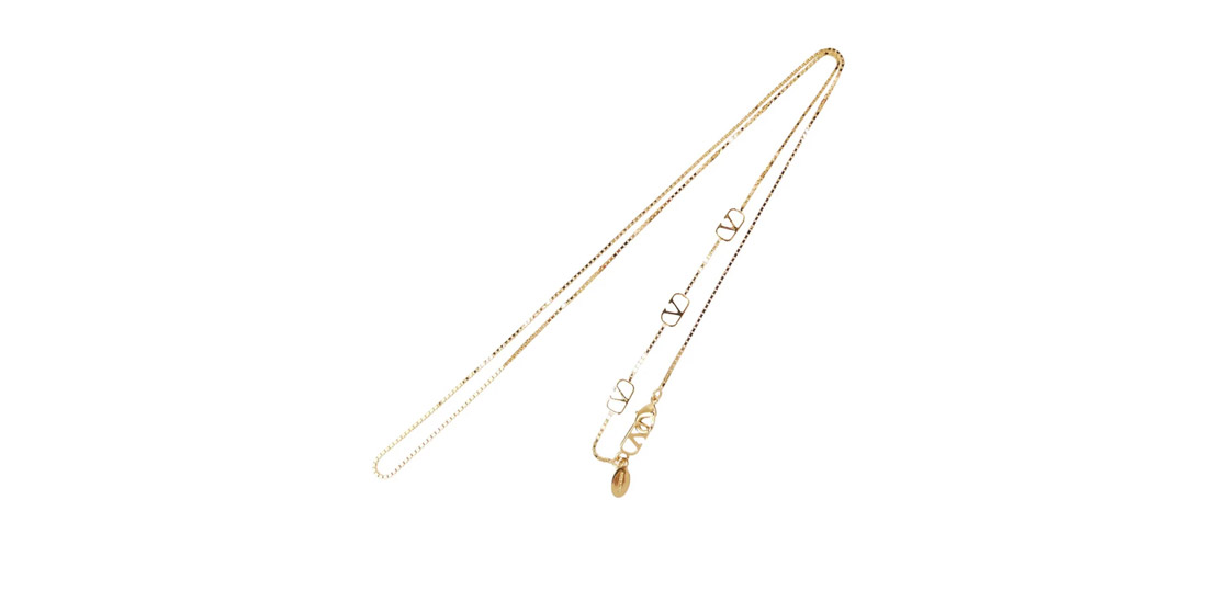 ヴァレンティノ イタリア製 ガラヴァーニ 4連 Vロゴ ゴールド ネックレス 買取実績