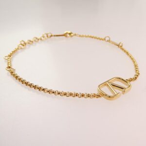 ヴァレンティノ イタリア製 ガラヴァーニ Vロゴ ゴールド ブレスレット 買取実績