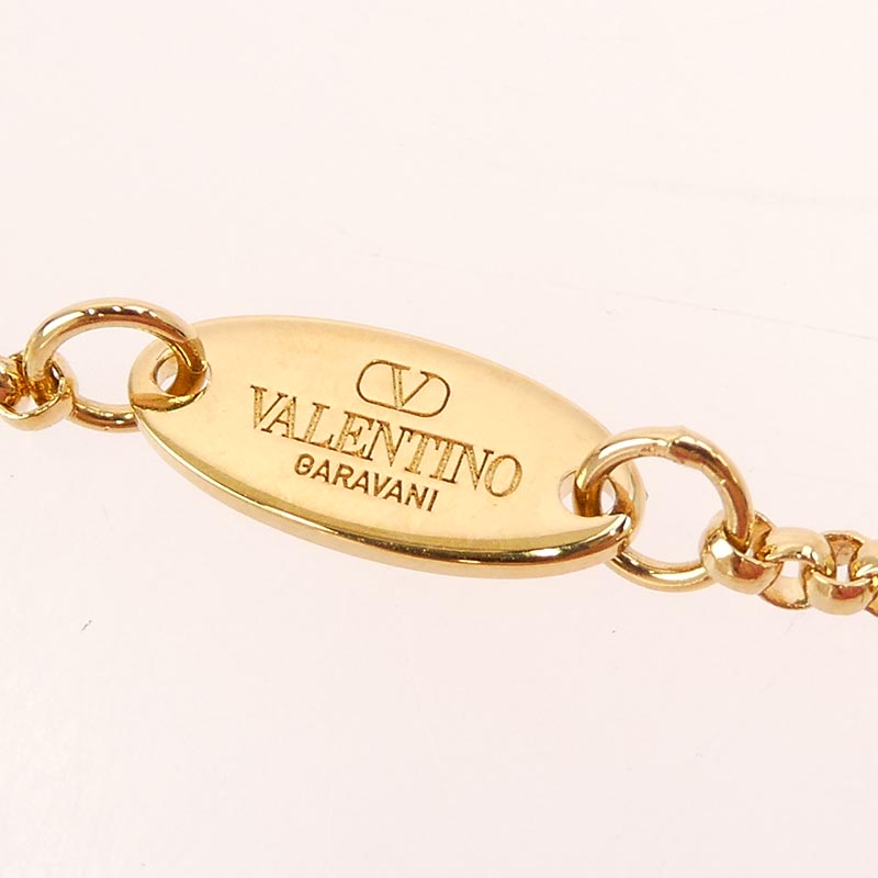 ヴァレンティノ イタリア製 ガラヴァーニ Vロゴ ゴールド ブレスレット 買取実績 画像