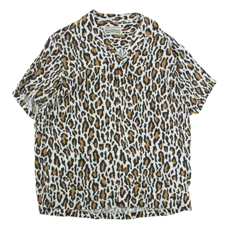 ワコマリア 19SS レオパード 開襟 オープンカラー レーヨン 半袖 シャツ 買取実績 画像