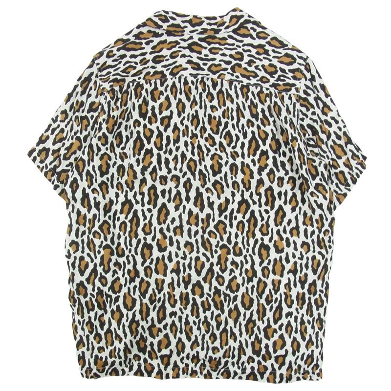 ワコマリア 19SS レオパード 開襟 オープンカラー レーヨン 半袖 シャツ 買取実績 画像