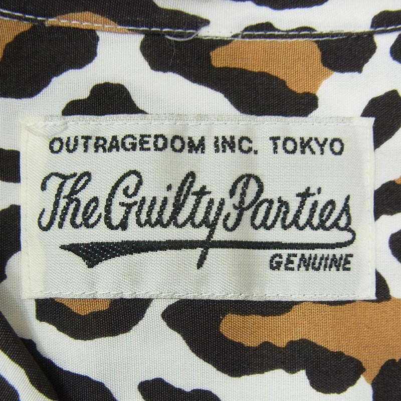 ワコマリア 19SS レオパード 開襟 オープンカラー レーヨン 半袖 シャツ 買取実績 画像