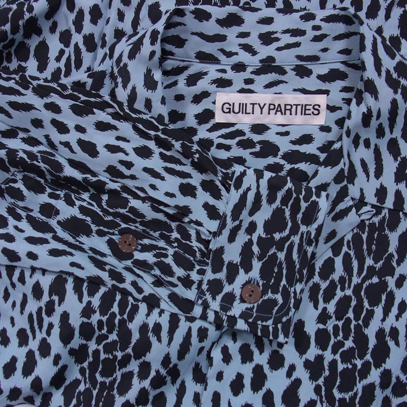 ワコマリア 23AW 23FW-WMS-HI07 HAWAIIAN SHIRT L/S -TYPE 4 レオパード総柄 レーヨン 長袖 ハワイアン アロハ 開襟 オープンカラー シャツ 買取実績 画像