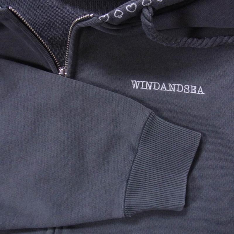 ウィンダンシー 25AW WDS-O-HTSP-25-Q2 スペード 刺繍 ジップアップ フーディー パーカー 買取実績 画像