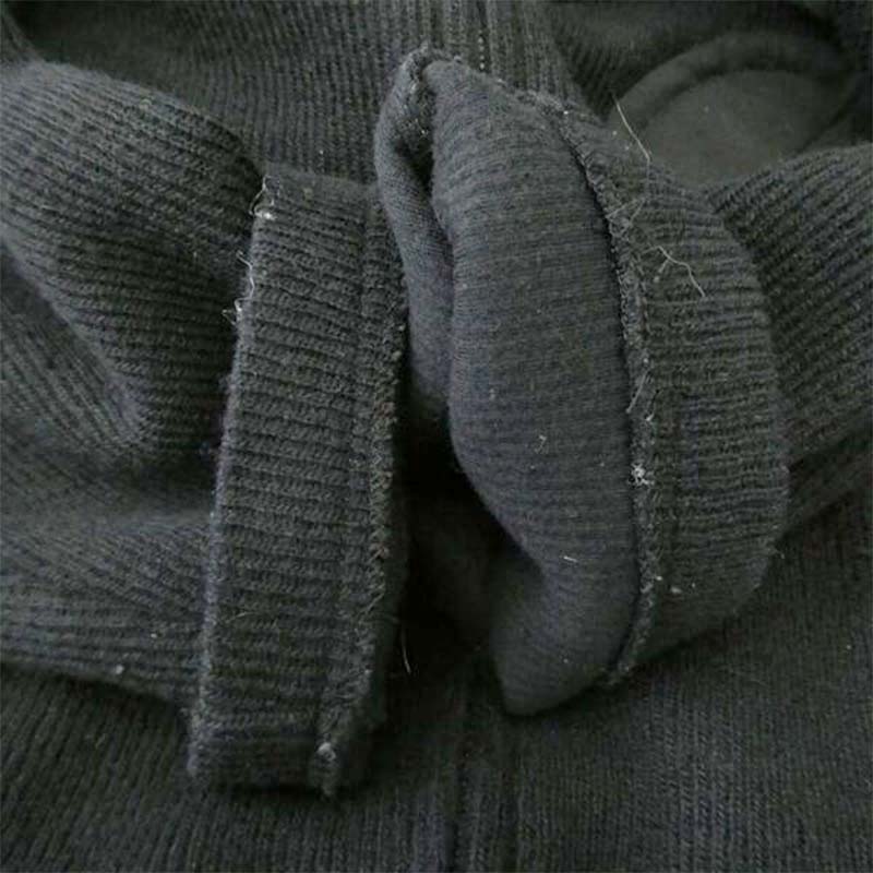 ワイズ ヨウジヤマモト YR-D03-803 パッチデザイン ニット フード ロング コート 買取実績 画像