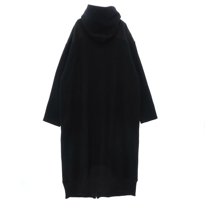ワイズ ヨウジヤマモト YR-D03-803 パッチデザイン ニット フード ロング コート 買取実績 画像
