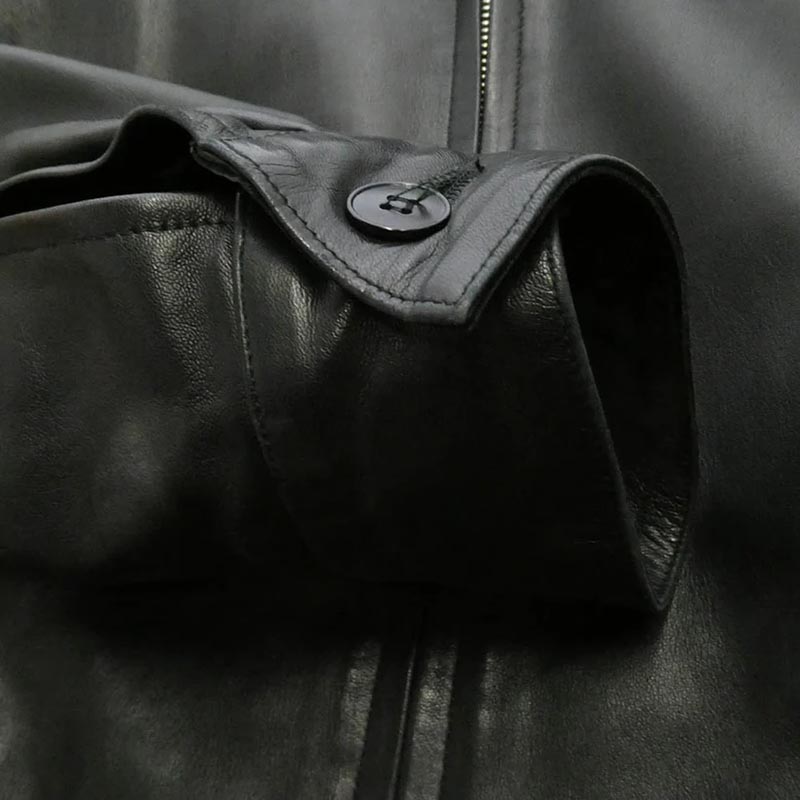 アニエスベー homme オム ririジップ レザー ドリズラー ジャケット ブルゾン 買取実績 画像