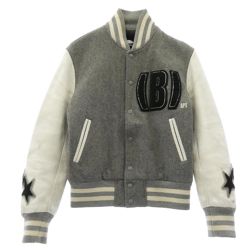 アベイシングエイプ Cowhide Varsity jacket 買取実績