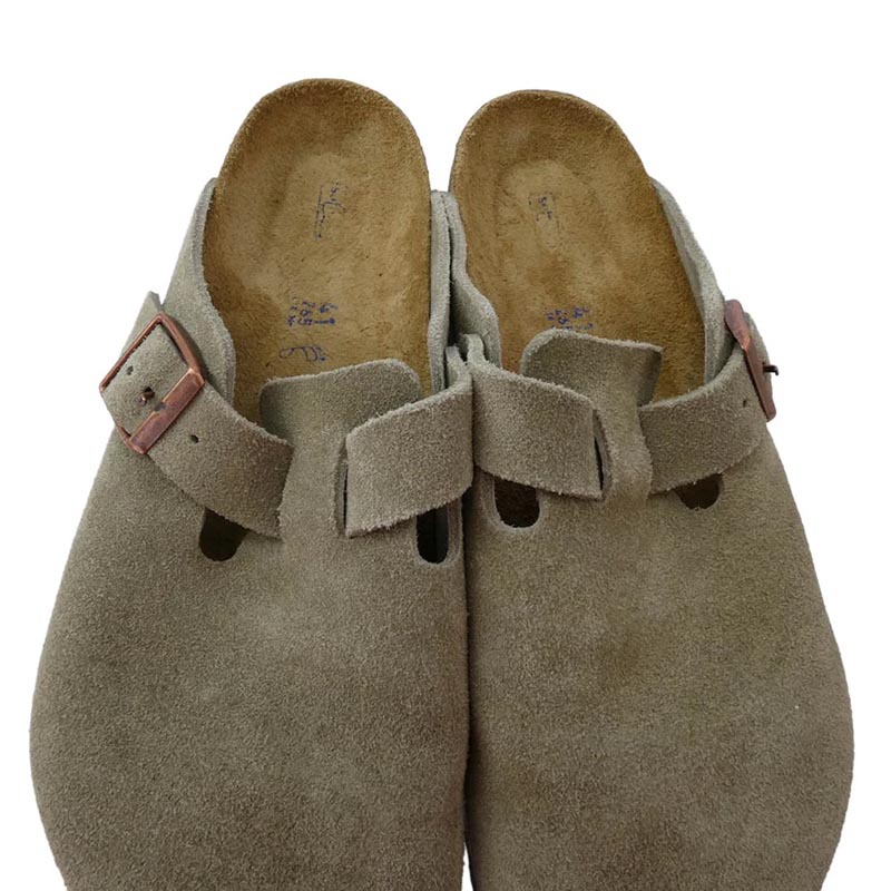 ビルケンシュトック 0560771 BOSTON BS Taupe ボストン スエード サンダル 買取実績 画像