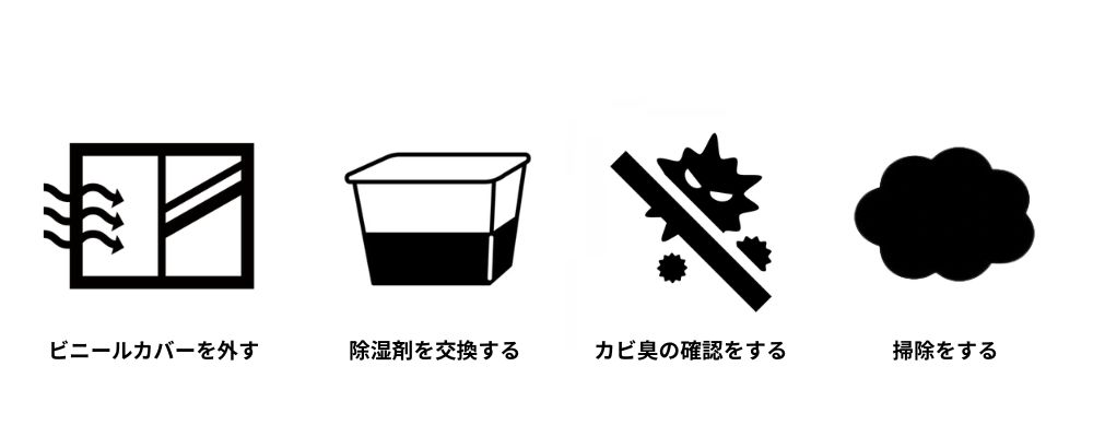 服のカビ対策完全ガイド梅雨前にクローゼットでやること|換気・除湿・収納環境の見直し画像