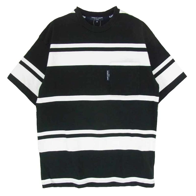 コムデギャルソンオム AD2023 HM-T013 CdGH コットン天竺 綿ポケット TEE クルーネック 半袖 Tシャツ カットソー 買取実績