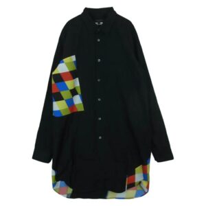 コムデギャルソンオムプリュス 23SS PK-B006 ANOTHER KIND OF PUNK アナザーカインドオブパンク 長袖 アーガイル ロング シャツ 買取実績 画像
