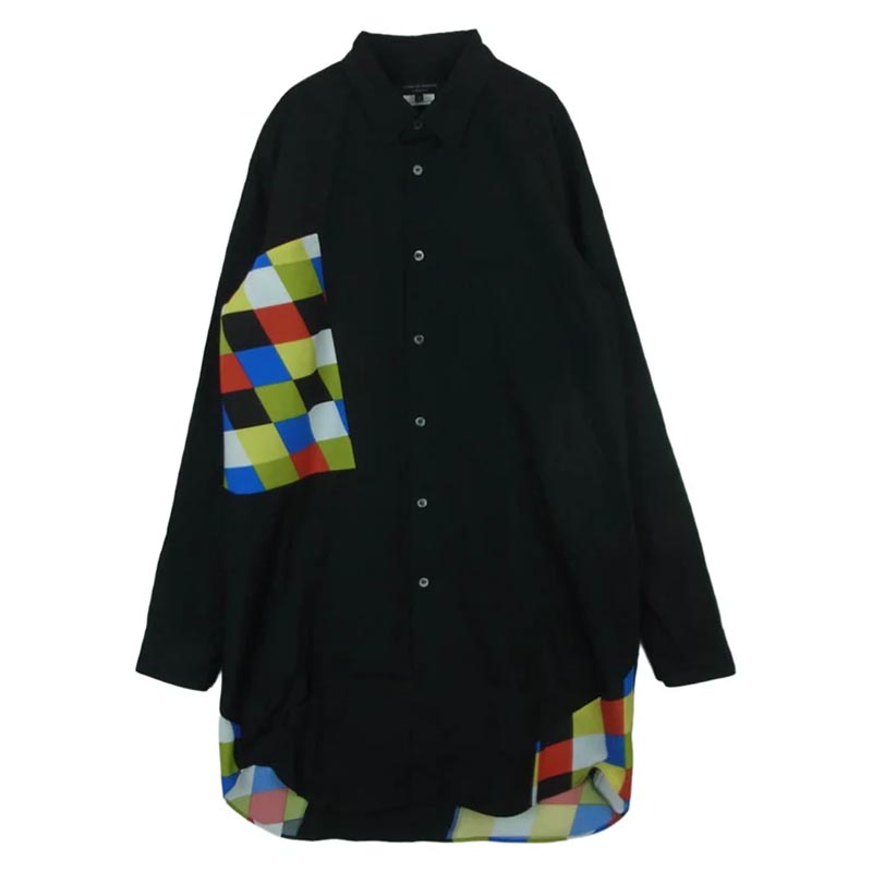コムデギャルソンオムプリュス 23SS PK-B006 ANOTHER KIND OF PUNK アナザーカインドオブパンク 長袖 アーガイル ロング シャツ 買取実績
