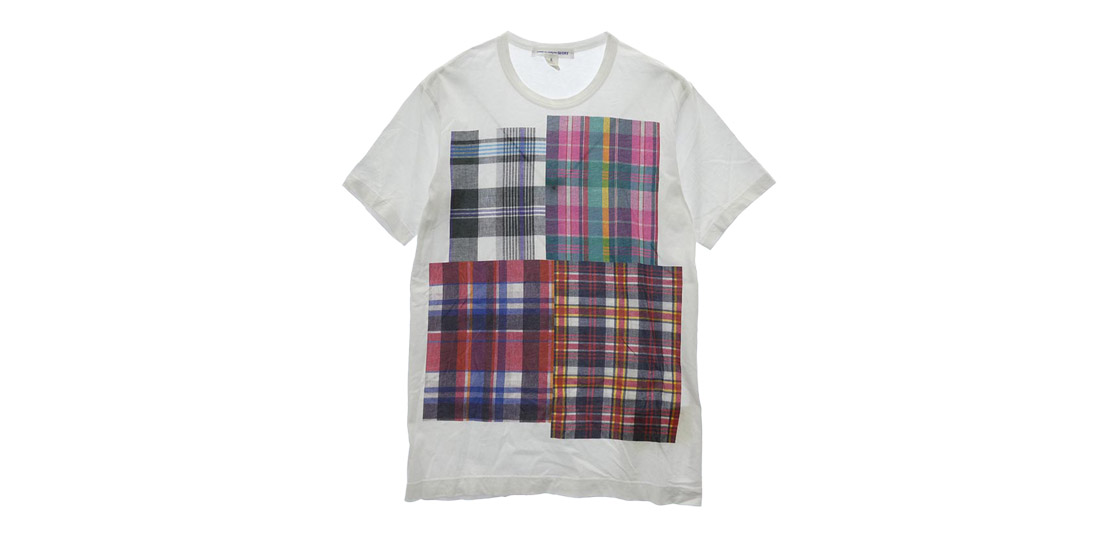 コムデギャルソン 25SS FO-T007 SHIRT シャツ チェックプリント クルーネック 半袖 Tシャツ 買取実績