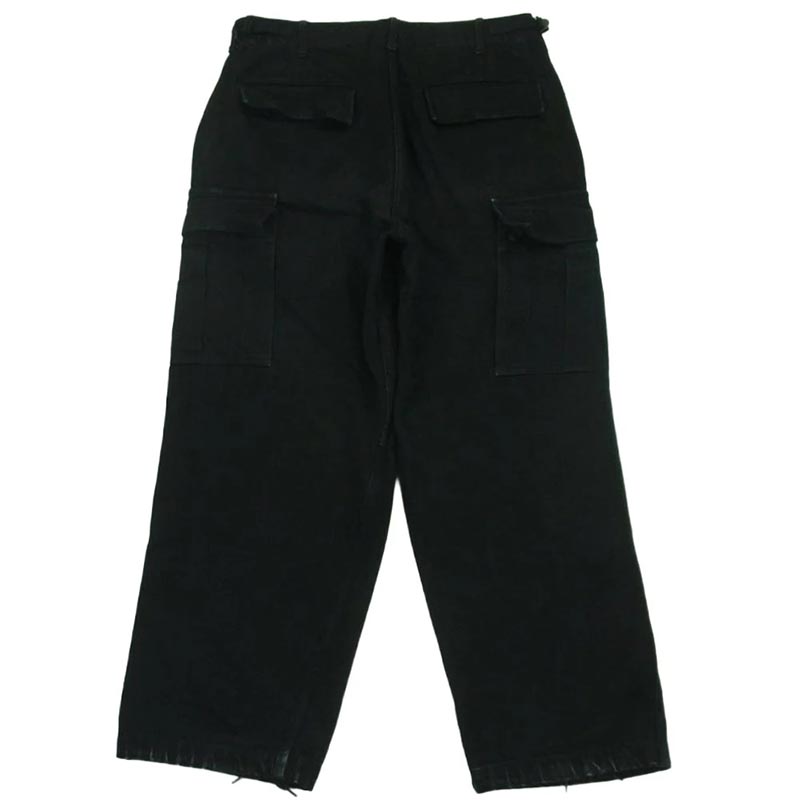 コモリ 23SS X01-03012 BLACK DENIM B.D.U PANTS ブラック デニム カーゴ パンツ 買取実績 画像