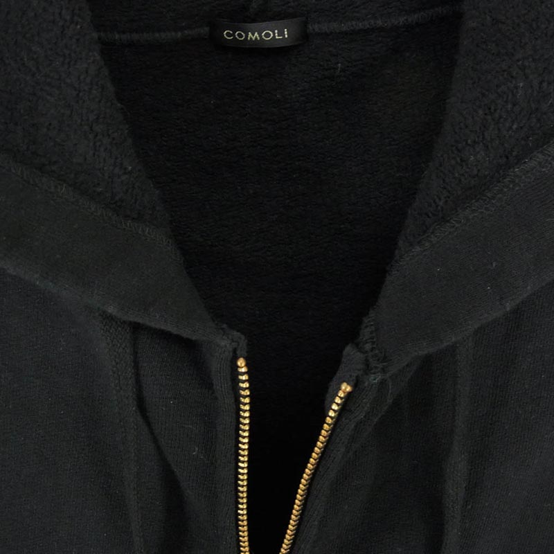 コモリ 25AW C03-05001 コットン裏毛 ジップ フーディ パーカー 買取実績 画像