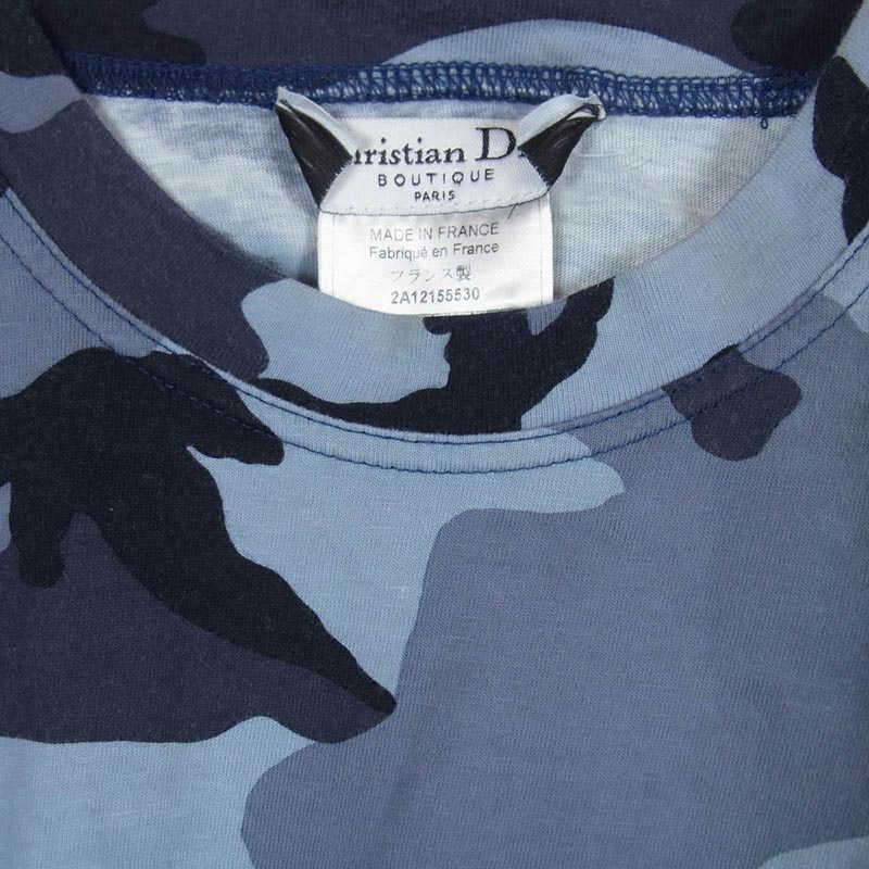 クリスチャンディオール 02SS 2A12155530 ジョンガリアーノ期 Camouflage T-Shirt 迷彩 カモフラ 半袖 Tシャツ 買取実績 画像