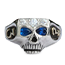 フラッシュポイント ジョニーデップモデル JIM SKULL JOHNNY DEPP TYPE SYNTHETIC SAPPHIRE ジムスカルリング サファイア SV925×K14  画像