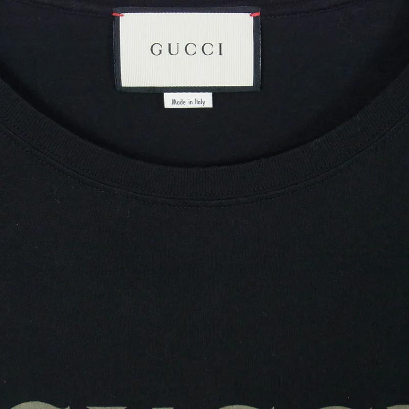 グッチ 440103 X3F05 ロゴ ウォッシュド オーバーサイズ 半袖Tシャツ 買取実績 画像