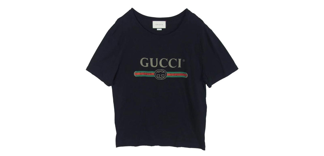グッチ 440103 X3F05 ロゴ ウォッシュド オーバーサイズ 半袖Tシャツ 買取実績