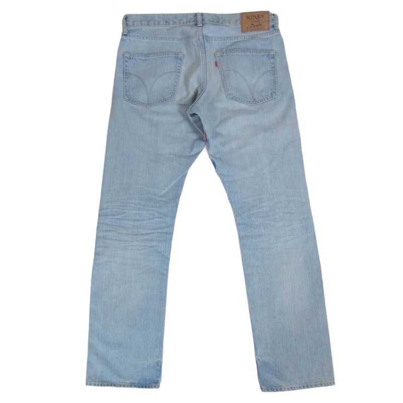 ヒステリックグラマー 25AW 02253AP10 DPC加工 スタッズ ワッペン スリムストレート デニム パンツ 買取実績 画像