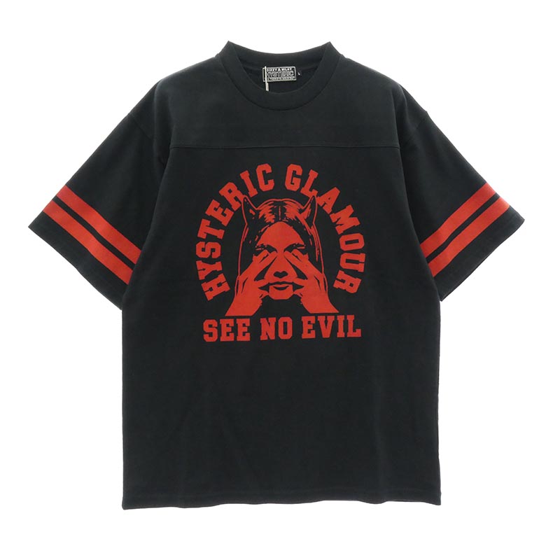 ヒステリックグラマー 26SS 02261CT20 SEE NO EVIL プリント 半袖 Tシャツ 買取実績