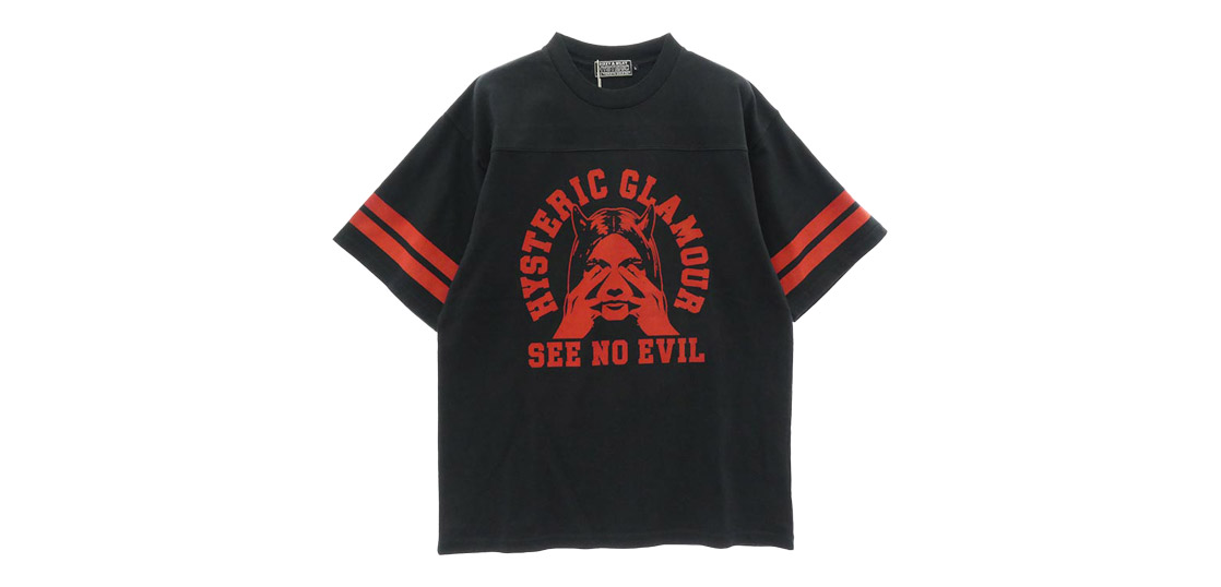 ヒステリックグラマー 26SS 02261CT20 SEE NO EVIL プリント 半袖 Tシャツ 買取実績