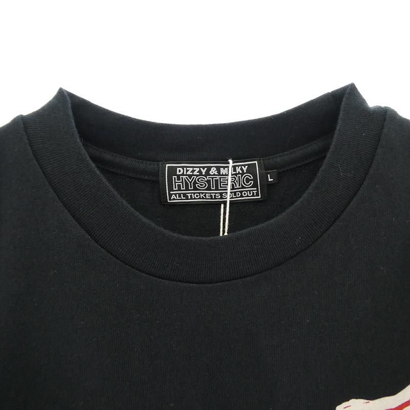 ヒステリックグラマー 26SS 02261CT21 I WANT MORE HYS ポケット付き プリント 半袖 Tシャツ 買取実績 画像
