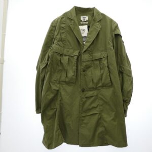 ジュンヤワタナベコムデギャルソンマン 25AW WP-C901 ×Needles ニードルス 綿ナイロンオックス Wネーム COAT ミリタリー コート 買取実績
