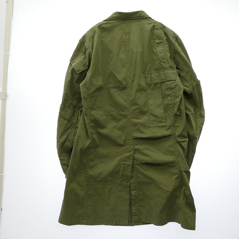 ジュンヤワタナベコムデギャルソンマン 25AW WP-C901 ×Needles ニードルス 綿ナイロンオックス Wネーム COAT ミリタリー コート 買取実績 画像