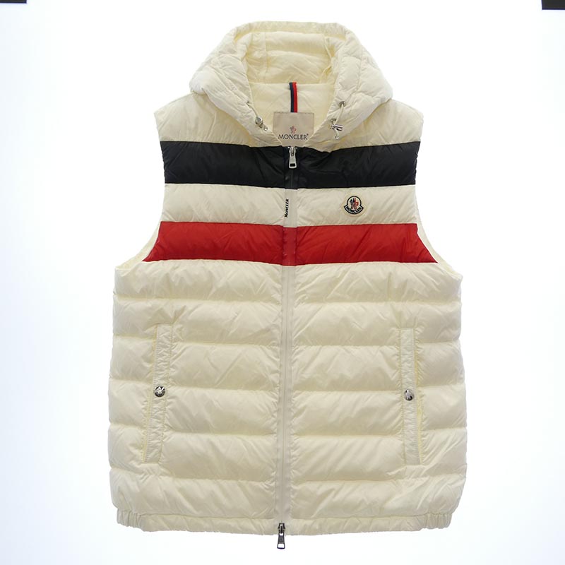 モンクレール F10911A1140 C0453 モンクレールジャパンタグ TIMOTHE GILET ワッペン フーデッド ダウンベスト 買取実績 画像
