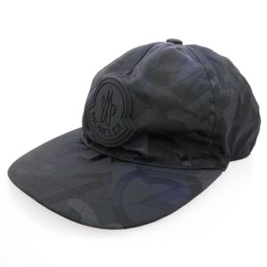 モンクレール G10913B77200 53A6Y モンクレールジャパンタグ BERRETO BASEBALL 総柄 ラバーワッペン付 ベースボールキャップ 帽子 買取実績 画像