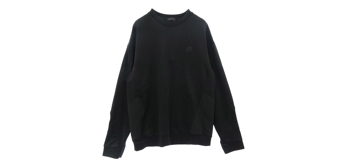 モンクレール H10918G0002 809KR モンクレールジャパンタグ MAGLIA GIROCOLLO ラバーワッペン付 メッシュ切替 スウェット トレーナー 買取実績