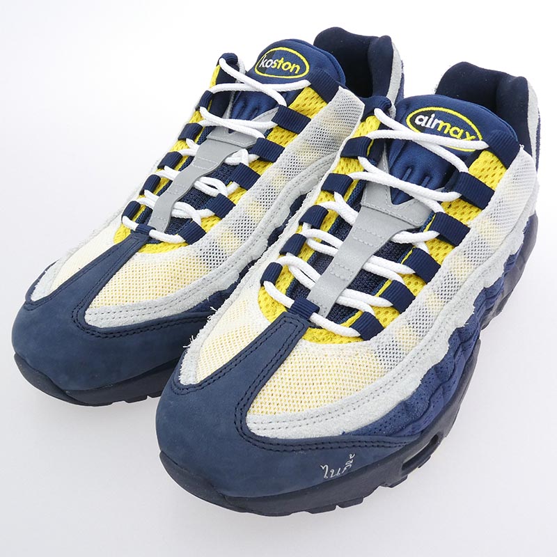 ナイキエスビー HQ-8492-400 x Eric Koston エリック・コストン Air Max 95 Obsidian and Speed Yellow エアマックス オブシディアン アンド スピードイエロー スニーカー 買取実績 画像