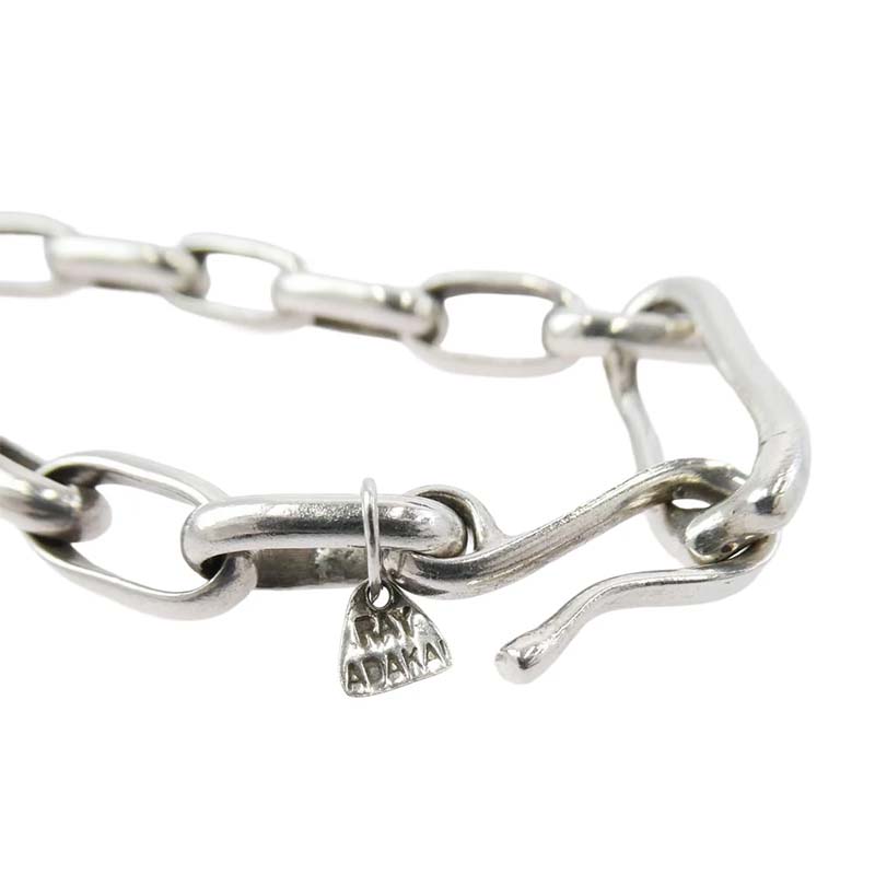 レイアダカイ Navajo ナバホ族 Handmade chain Bracelet Heavy シルバー系 買取実績 画像