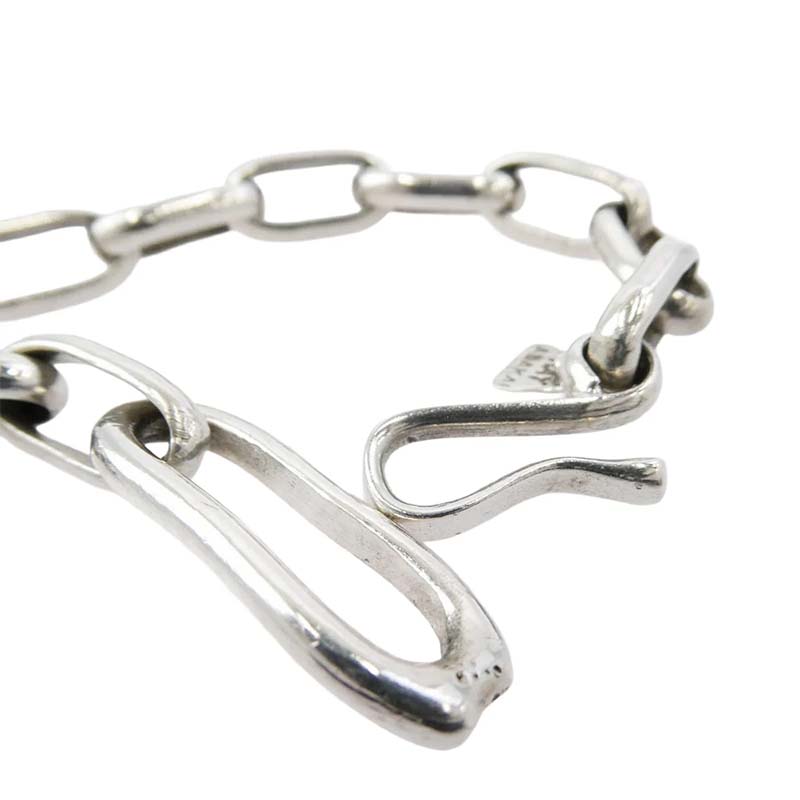 レイアダカイ Navajo ナバホ族 Handmade chain Bracelet Heavy シルバー系 買取実績 画像