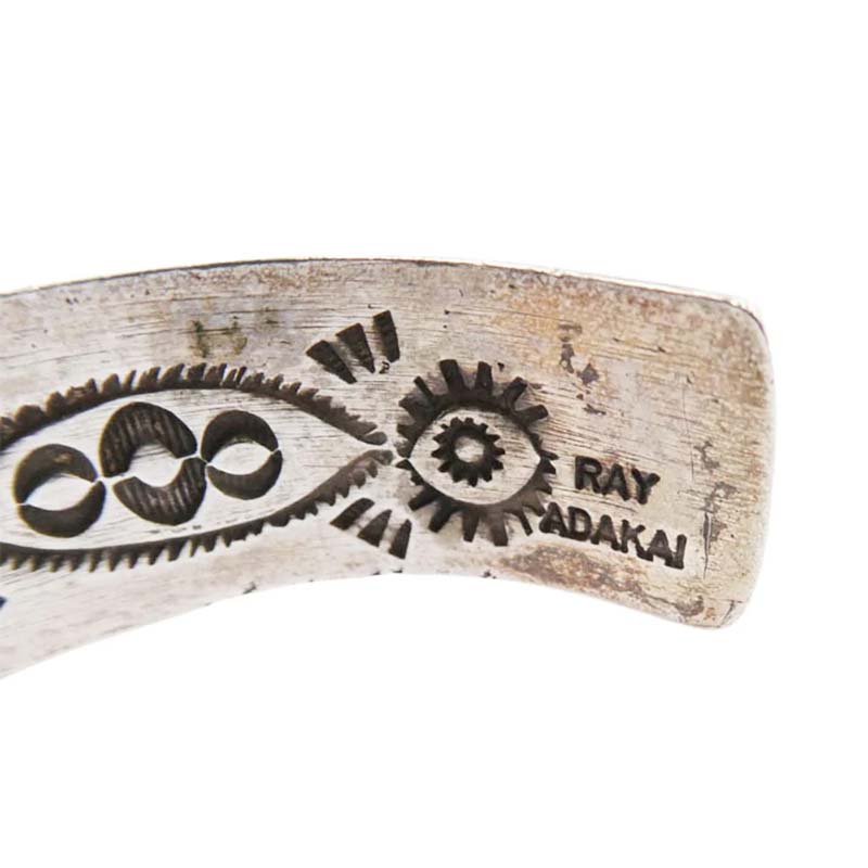 レイアダカイ インディアンジュエリー NAVAJO ナバホ族 multi inlay bangle シルバー系 マルチカラー系 買取実績 画像