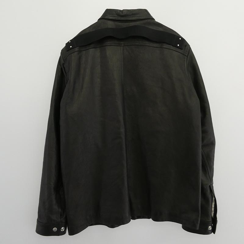 リックオウエンス 23AW RU02C7766-LNV BRAD JACKET レザー 中綿 ブラッド ジャケット 買取実績 画像
