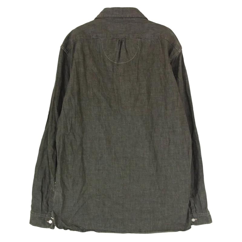 RRL マチ付き シャンブレー ロングスリーブ 長袖 シャツ 買取実績 画像