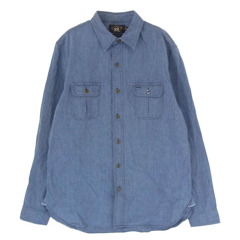 RRL マチ付き チンストラップ シャンブレー ロングスリーブ 長袖 シャツ 買取実績