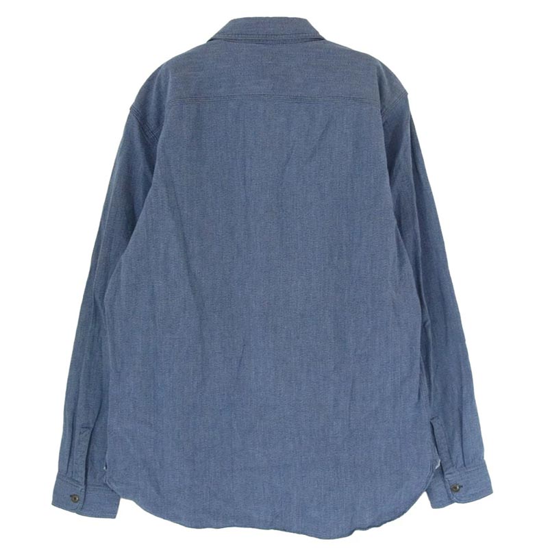 RRL マチ付き チンストラップ シャンブレー ロングスリーブ 長袖 シャツ 買取実績 画像