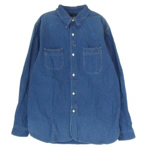 RRL マチ付き チンストラップ ピンドット柄 長袖 シャツ 買取実績