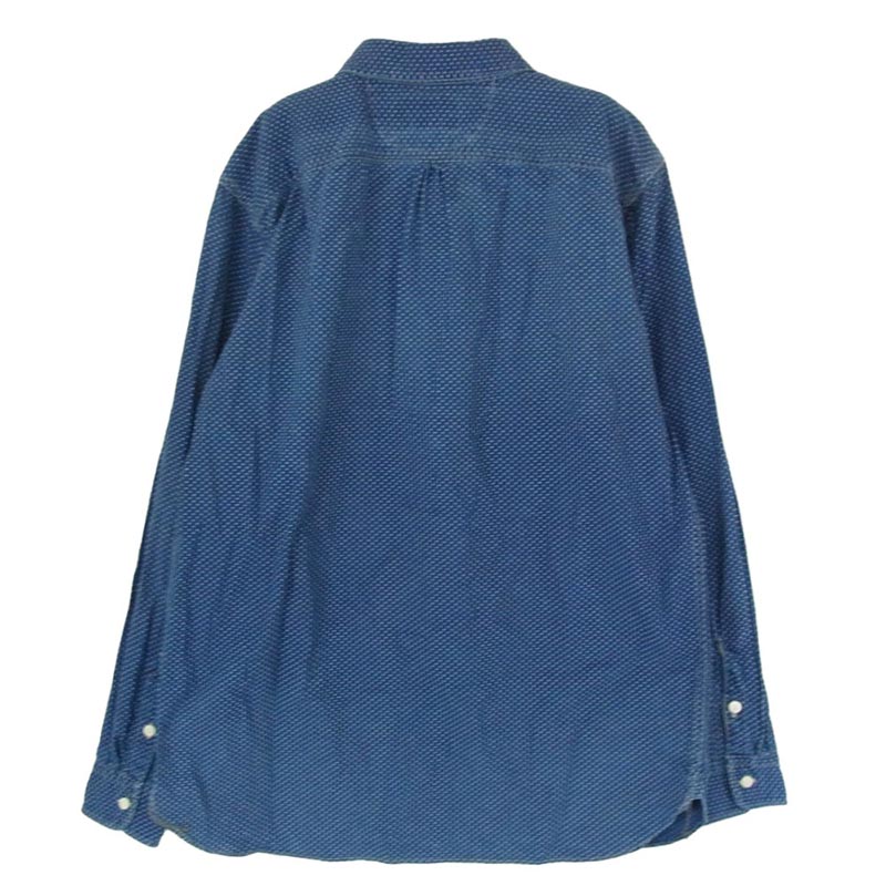 RRL マチ付き チンストラップ ピンドット柄 長袖 シャツ 買取実績 画像