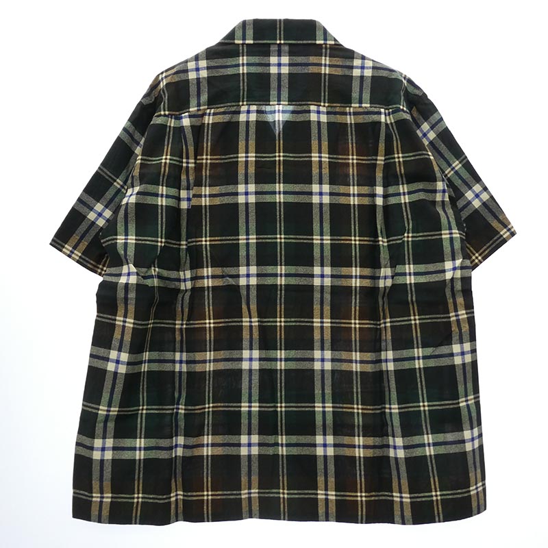 サカイ 25SS 25-03727M Plaid Print Shirt チェック プリント オープンカラー 開襟 半袖 シャツ 買取実績 画像