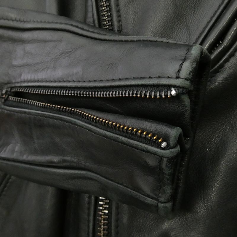ショット x AMERICAN RAG CIE アメリカンラグシー 別注 613 ワンスター レザー ダブル ライダース ジャケット 買取実績 画像