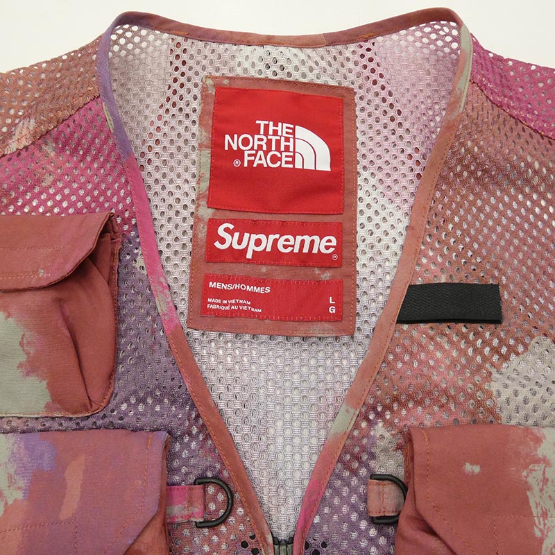 シュプリーム 20SS The North Face Cargo Vest Pink ノースフェイス カーゴ ベスト 買取実績 画像