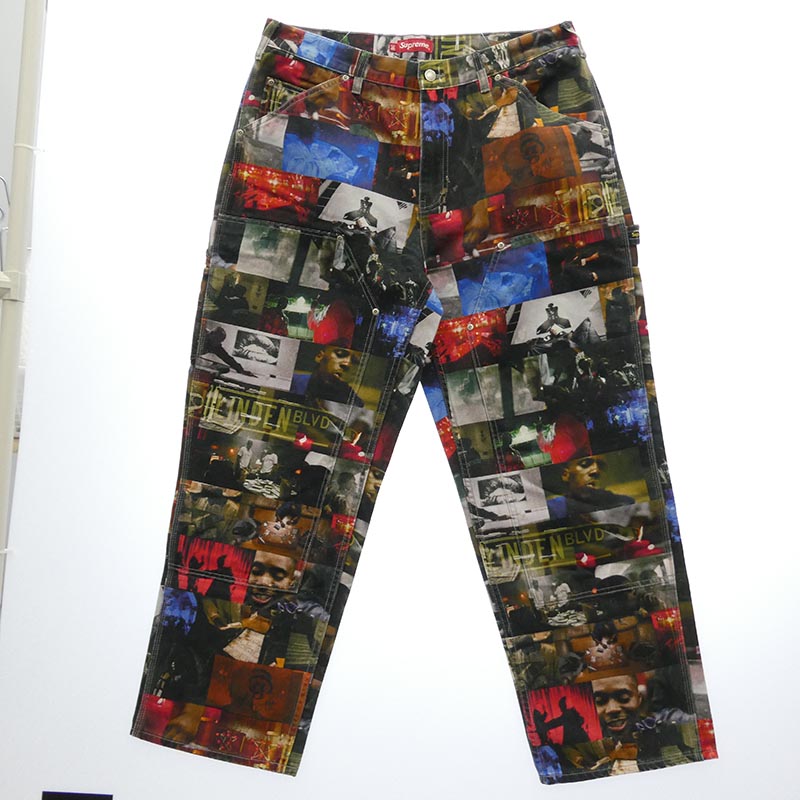 シュプリーム 21AW Nas and DMX Collage Double Knee Denim Painter Pant  買取実績